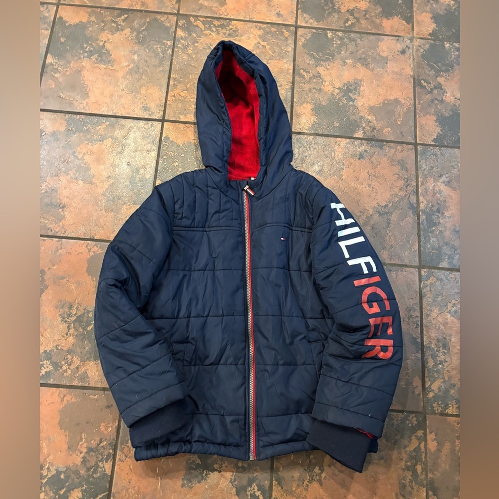 🔴Tommy Hilfiger Red and Navy Jacket